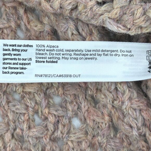 Eileen Fisher Peruvian Alpaca Sweater Womens Size XL Pink Fall Holiday Oversized - Picture 7 of 7